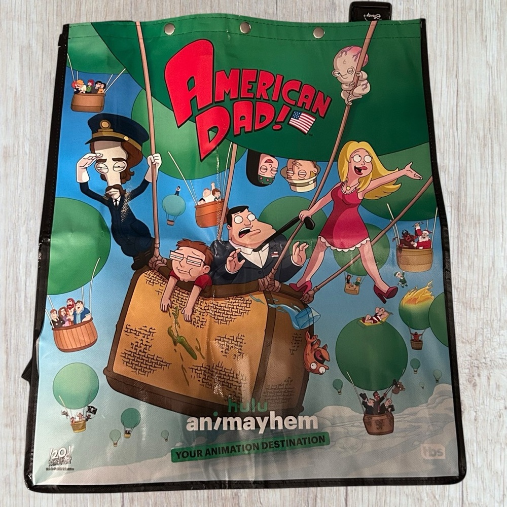 American Dad Bag Oversized Backpack San Diego Comic-Con SDCC Collectible - Picture 1 of 7